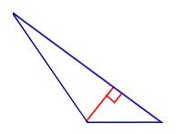 Высота треугольника расположение высот тупоугольного треугольника
