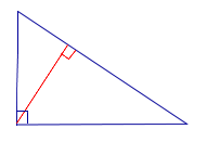 Высота треугольника расположение высот прямоугольного треугольника