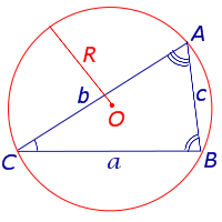 В любом треугольнике центр описанной окружности лежит внутри треугольника