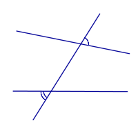 Биссектрисы односторонних углов при параллельных прямых перпендикулярны